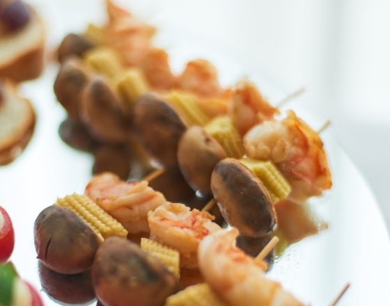 東京PAPA COOKのガーリックシュリンプのピンチョスの画像